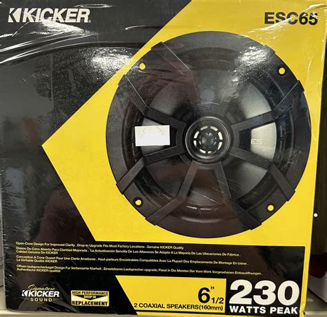 5" 230 Watt SPEAKERS. . Kicker esc65